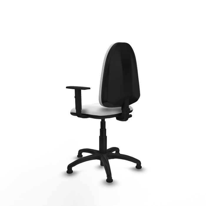 PIQUERAS Y CRESPO Silla de oficina Aýna Blanca con Brazos 1D