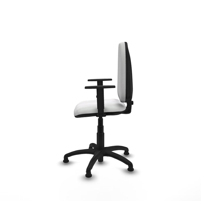PIQUERAS Y CRESPO Silla de oficina Aýna Blanca con Brazos 1D