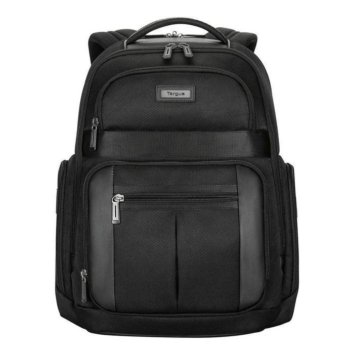 Targus Mochila Elite TBB618GL para Portátil 15.6-16 Pulgadas, 40.6 cm, Negro, con Compartimento para Tablet y Múltiples Bolsillos