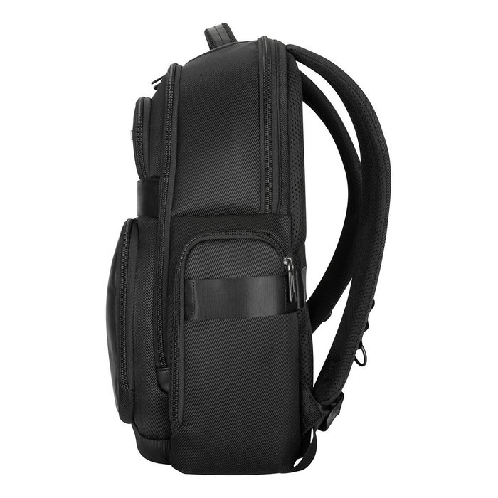 Targus Mochila Elite TBB618GL para Portátil 15.6-16 Pulgadas, 40.6 cm, Negro, con Compartimento para Tablet y Múltiples Bolsillos