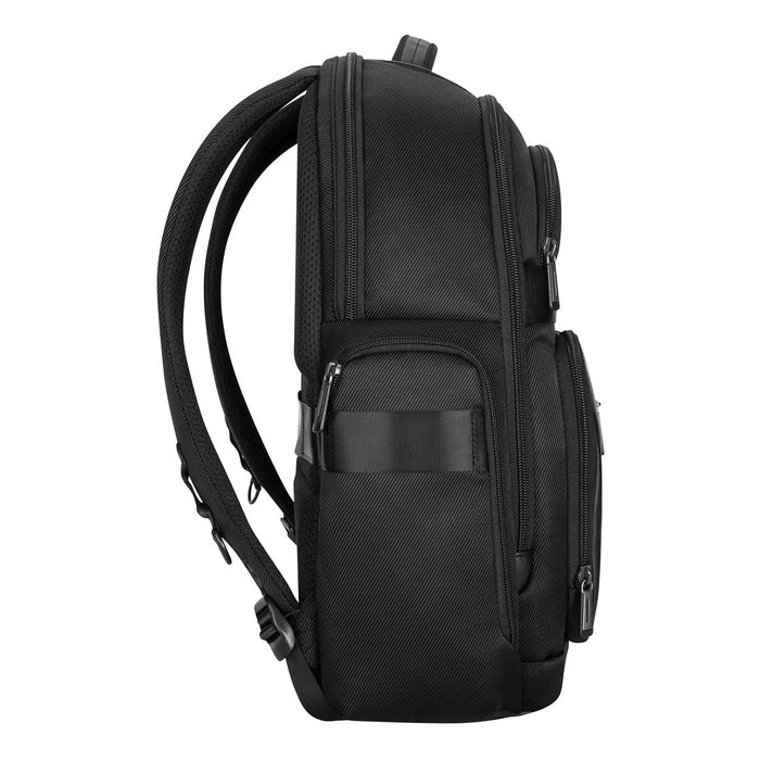 Targus Mochila Elite TBB618GL para Portátil 15.6-16 Pulgadas, 40.6 cm, Negro, con Compartimento para Tablet y Múltiples Bolsillos