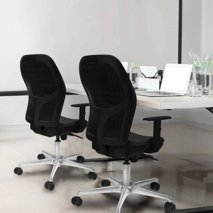 PIQUERAS Y CRESPO Silla de oficina Jorquera Turquesa y Gris PIQUERAS Y CRESPO Silla de oficina Jorquera Turquesa y Gris