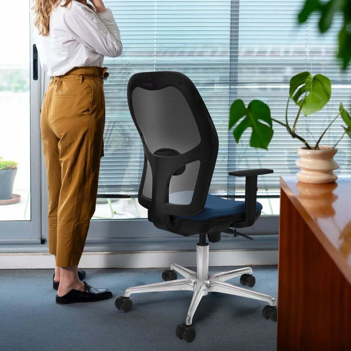 PIQUERAS Y CRESPO Silla de oficina Jorquera Turquesa y Gris PIQUERAS Y CRESPO Silla de oficina Jorquera Turquesa y Gris