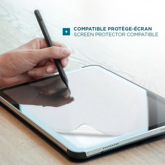 Mobilis 001090 Lápiz Digital Stylus para Tablet Universal - Negro, Batería 10 Horas, Incluye 1 Punta