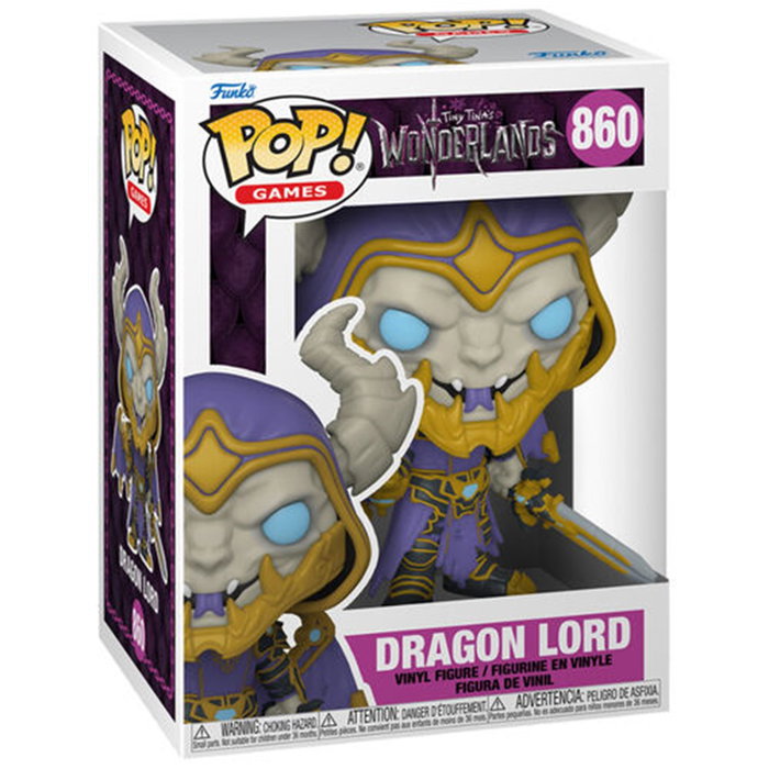 Funko Pop Dragon Lord Tiny Tina Wonderland Figura de Vinilo 9 cm