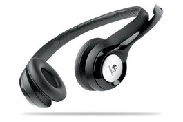 Logitech ClearChat Comfort Auriculares USB con Micrófono Rotatorio y Cancelación de Ruido, Control de Volumen y Mute