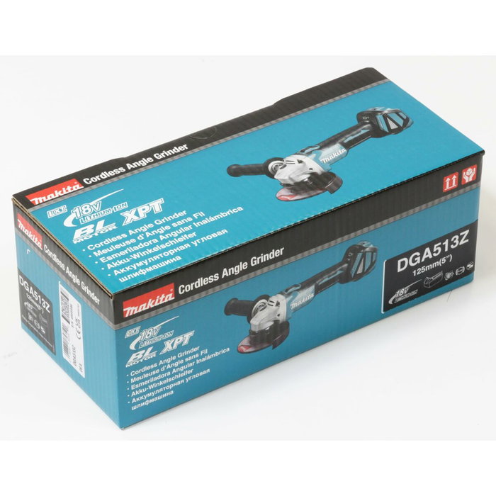 Makita DGA513Z Amoladora angular inalámbrica Makita DGA513Z Amoladora angular inalámbrica