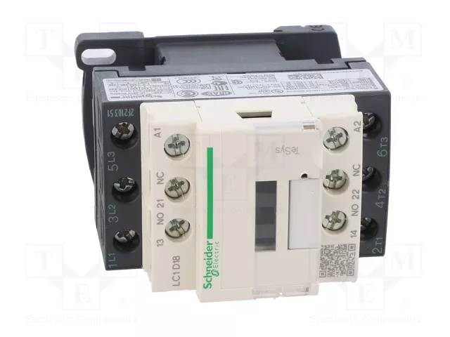 SCHNEIDER ELECTRIC Contactor TeSys D LC1D18M7 3-polar 220VAC