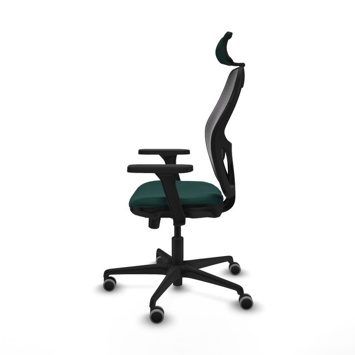 PIQUERAS Y CRESPO Silla de oficina Jorquera Sincro/Traslack Verde botella/Negro PIQUERAS Y CRESPO Silla de oficina Jorquera Sincro/Traslack Verde botella/Negro