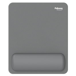 FELLOWES Alfombrilla Ratón Breyta con Reposamuñecas Gris