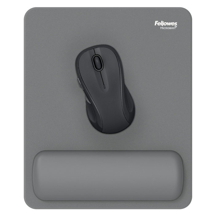 FELLOWES Alfombrilla Ratón Breyta con Reposamuñecas Gris FELLOWES Alfombrilla Ratón Breyta con Reposamuñecas Gris