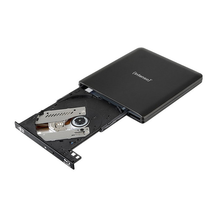 Intenso EOD 500BD Slim - Grabadora Blu-Ray ROM Externa USB 3.2 Gen1, Negra, para Sobremesa/Portátil