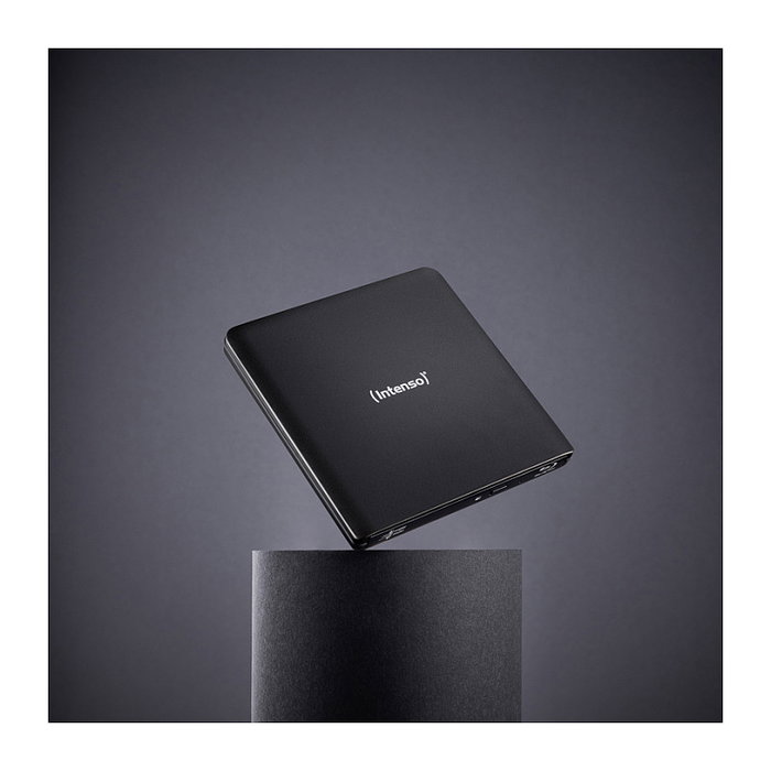 Intenso EOD 500BD Slim - Grabadora Blu-Ray ROM Externa USB 3.2 Gen1, Negra, para Sobremesa/Portátil