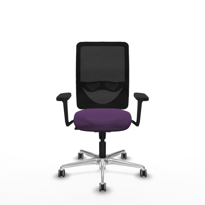 PIQUERAS Y CRESPO Silla de oficina Zulema con mecanismo Sincro, Morado y Negro PIQUERAS Y CRESPO Silla de oficina Zulema con mecanismo Sincro, Morado y Negro