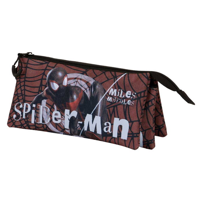 Marvel Spiderman Estuche Portatodo Triple FAN 2.0 Blackspider Spiderman Rojo Poliéster 11x23x7cm Capacidad 1.7L Marvel Spiderman Estuche Portatodo Triple FAN 2.0 Blackspider Spiderman Rojo Poliéster 11x23x7cm Capacidad 1.7L