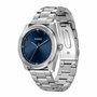 HUGO Reloj Analógico 1530361 con Esfera Azul y Caja Gris
