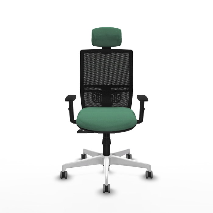 PIQUERAS Y CRESPO Silla de oficina Yunquera con mecanismo Sincro Verde esmeralda PIQUERAS Y CRESPO Silla de oficina Yunquera con mecanismo Sincro Verde esmeralda