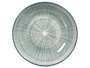 Vessia Plato Hondo de Cerámica Rayas Azul, 20 cm de Diámetro (Set de 24)