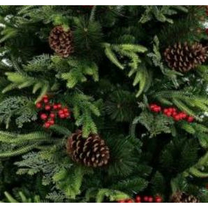 DKD Home Decor Árbol de Navidad con LED Verde de 180 cm