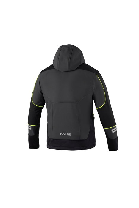 Sparco Chaqueta Soft-Shell Tech TW Gris/Amarillo Fluo XXXL Sparco Chaqueta Soft-Shell Tech TW Gris/Amarillo Fluo XXXL