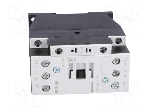 EATON ELECTRIC Contactor DILM32 32A 24VDC 3-polar