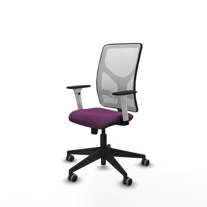 PIQUERAS Y CRESPO Silla de oficina Motilla con mecanismo Sincro, Morado y Blanco PIQUERAS Y CRESPO Silla de oficina Motilla con mecanismo Sincro, Morado y Blanco