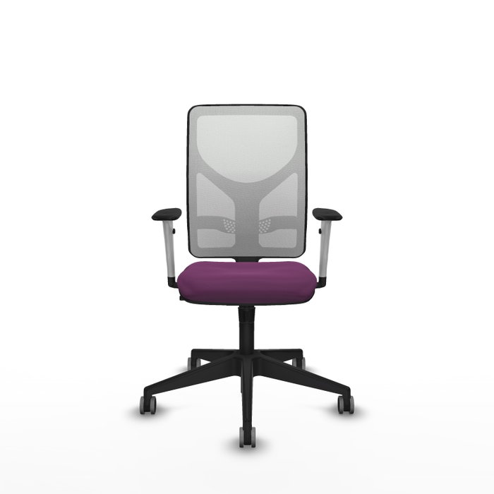 PIQUERAS Y CRESPO Silla de oficina Motilla con mecanismo Sincro, Morado y Blanco PIQUERAS Y CRESPO Silla de oficina Motilla con mecanismo Sincro, Morado y Blanco