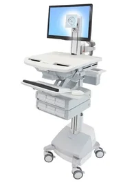 Ergotron StyleView Carro multimedia con articulación LCD y 6 cajones