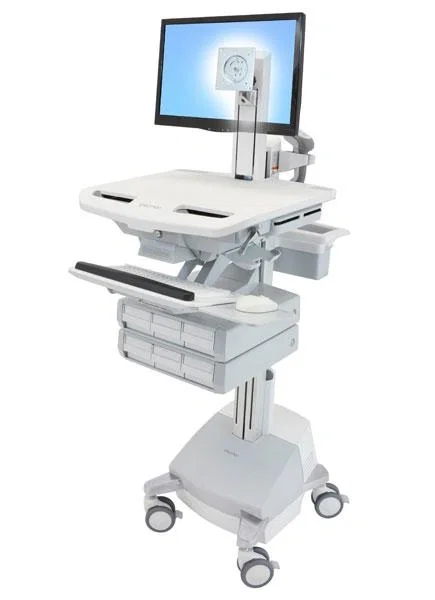 Ergotron StyleView Carro multimedia con 6 cajones para panel plano de 24 pulgadas