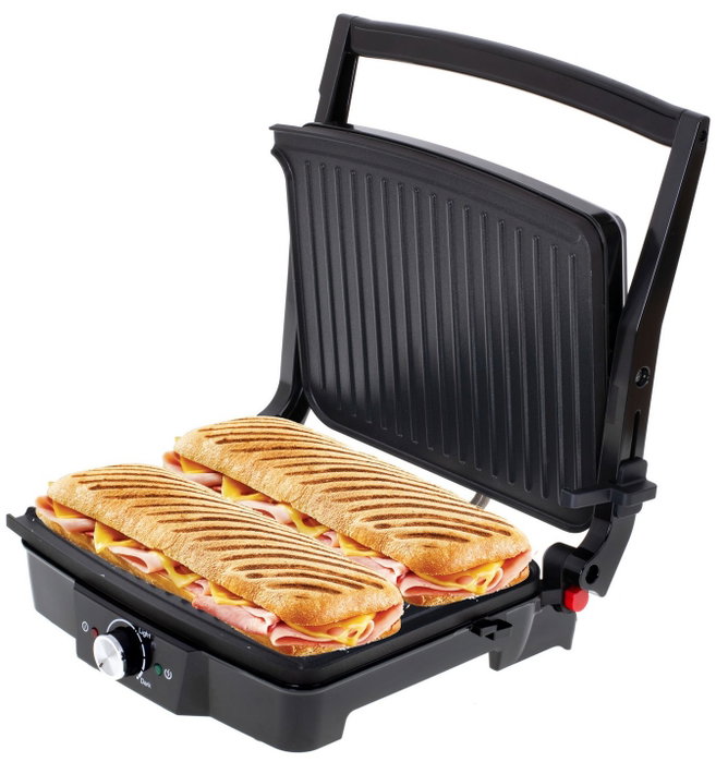ADLER Grill eléctrico 2500W apertura 180°