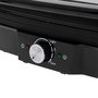 ADLER Grill Eléctrico 2500W, Apertura 180°, Dimensiones 33x33x11cm, para Asar Carnes y Verduras