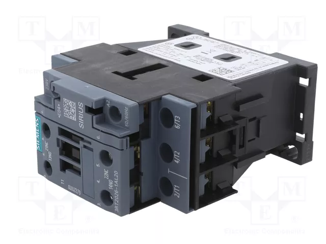 Siemens 3RT20261AL20 Contactor AC-3 11kW/400V 230VAC 3p S0