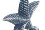 DKD Home Decor Sujetapuertas Atlantico Azul Hierro Colado 6 x 12 x 15 cm