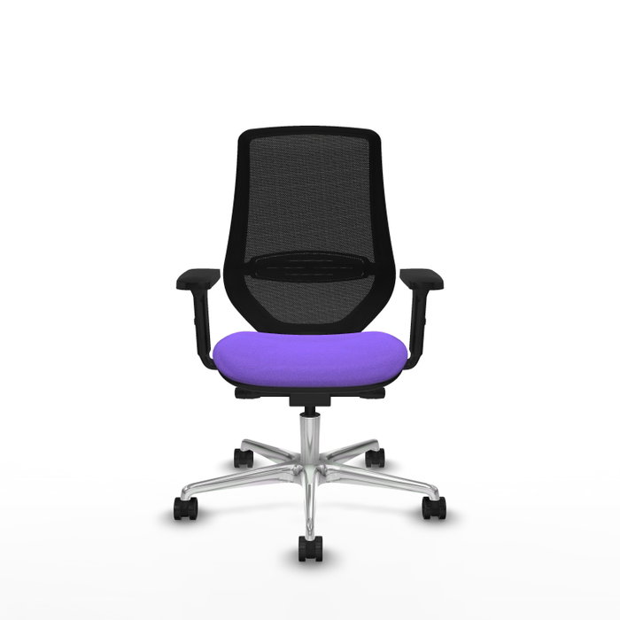 PIQUERAS Y CRESPO Silla de oficina Mardos con mecanismo Sincro/Traslack, Lila y Negro PIQUERAS Y CRESPO Silla de oficina Mardos con mecanismo Sincro/Traslack, Lila y Negro