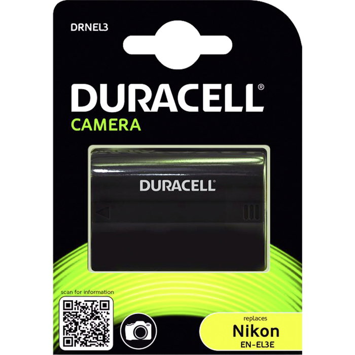 Duracell Batería de iones de litio 1600 mAh para Nikon EN-EL3 / EN-EL3a Duracell Batería de iones de litio 1600 mAh para Nikon EN-EL3 / EN-EL3a