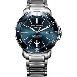 Emile Chouriet Reloj Automático 08.1169.G.6.AW.98.6 con Esfera Azul