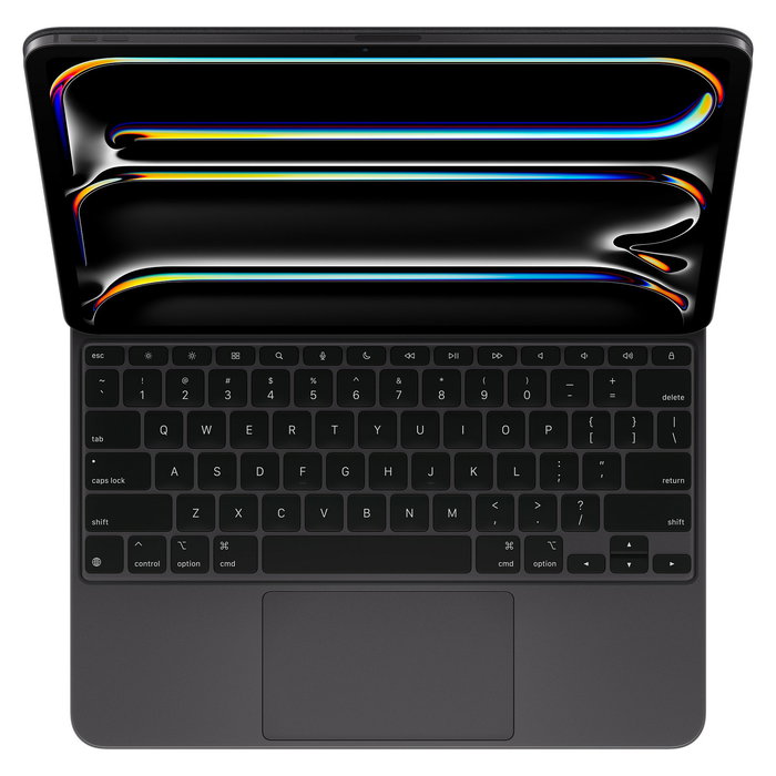 Apple Magic Keyboard para iPad Pro 13" (M4) Negro Teclado QWERTY Inglés EE.UU. con Trackpad y puerto USB-C