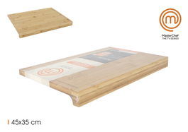 Masterchef Tabla de Bambú para Encimera, 45.6 x 35.5 x 3.5 cm (4 Unidades)
