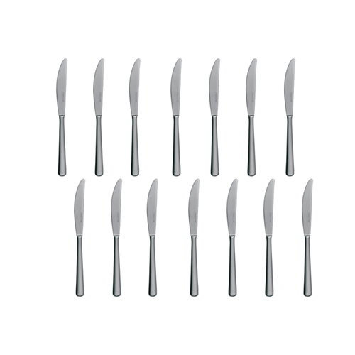 Ambassador Cuchillo Chuletero - Acero Inoxidable 18/10 - 230 mm - Cuchillo de carne - Cubertería (Set de 12)