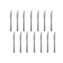Ambassador Cuchillo Chuletero - Acero Inoxidable 18/10 - 230 mm - Cuchillo de carne - Cubertería (Set de 12)