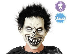 Atosa Máscara de Payaso Siniestro de Látex con Sonrisa Macabra