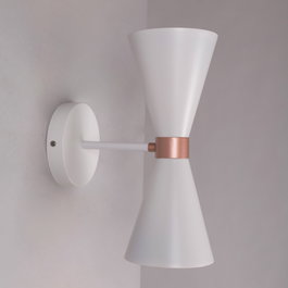 Aplique de Pared Kosice con estilo nórdico en acero