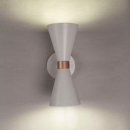 Aplique de Pared Kosice con Bombilla E27 No Incluida - SKD-W1009