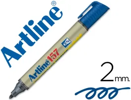 Artline Rotulador Pizarra EK-157 Azul Punta Redonda 2 mm