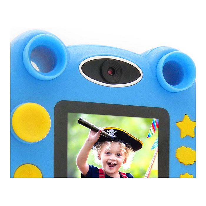 EASYPIX KiddyPix Blizz Cámara Digital para Niños Azul con Maletín, 2" Pantalla, 2 MP, Grabación de Vídeo, Incluye Pilas EASYPIX KiddyPix Blizz Cámara Digital para Niños Azul con Maletín, 2" Pantalla, 2 MP, Grabación de Vídeo, Incluye Pilas