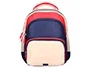 Liderpapel Mochila Escolar Multibolsillo Infantil Azul Marino Rojo Beige 350x110x270 mm