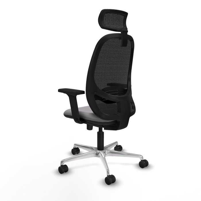 PIQUERAS Y CRESPO Silla de oficina Cilanco Gris y Negro