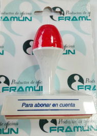 Sello Ent.Manual Framun Para Abonar En Cuenta (Set de 6)