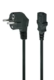 Gembird Cable de Alimentación Schuko a C13 1m PC-186-1M Negro