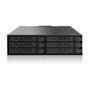 ICY DOCK MB996SP-6SB Bahía de Almacenamiento 6 Bahías 2.5" SATA HDD SSD Negro